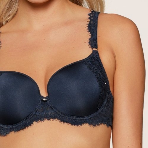 LingaDore Sparkling Blue navy blue padded bra
