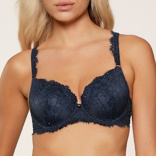 LingaDore Sparkling Blue navy blue padded bra