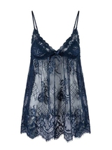 LingaDore Sparkling Blue navy blue slipdress