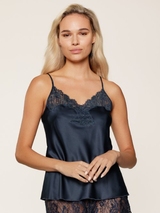 LingaDore Sparkling Blue navy blue slipdress