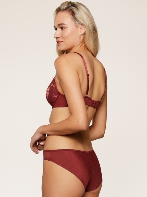 LingaDore Beautiful Bordeaux port padded bra