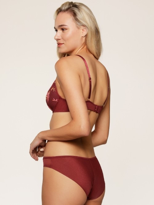 LingaDore Beautiful Bordeaux port brief