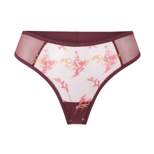 LingaDore Beautiful Bordeaux port thong