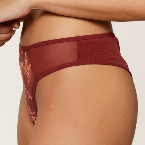 LingaDore Beautiful Bordeaux port thong