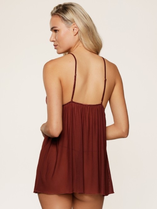 LingaDore Beautiful Bordeaux port slipdress