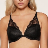 LingaDore Golden Glamour black padded bra