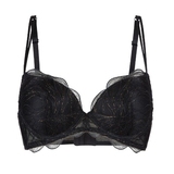 LingaDore Golden Glamour black push up bra
