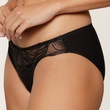 LingaDore Golden Glamour black thong