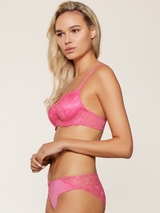 LingaDore Pink Sensation pink push up bra