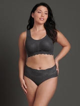 Anita Essentials  anthracite high waist brief