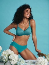 Rosa Faia Fleur green padded bra