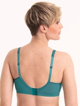 Rosa Faia Fleur green padded bra
