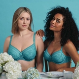Rosa Faia Fleur green padded bra