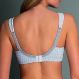 Rosa Faia Twin Art grey/blue wireless bra