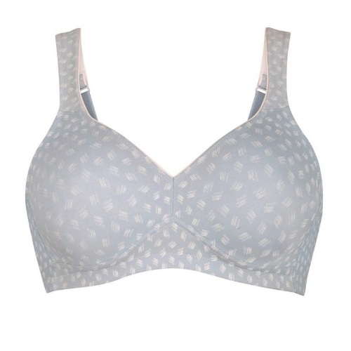 Rosa Faia Twin Art grey/blue wireless bra