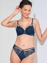 Lisca Charisma navy blue padded bra