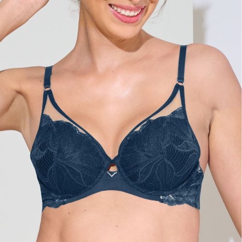 Lisca Charisma navy blue padded bra