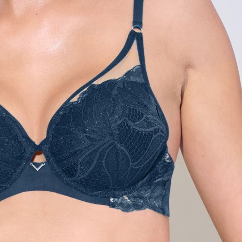 Lisca Charisma navy blue padded bra