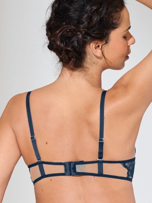 Lisca Charisma navy blue push up bra