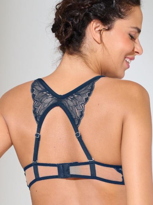 Lisca Charisma navy blue push up bra