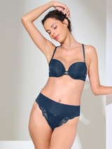 Lisca Charisma navy blue high waist brief