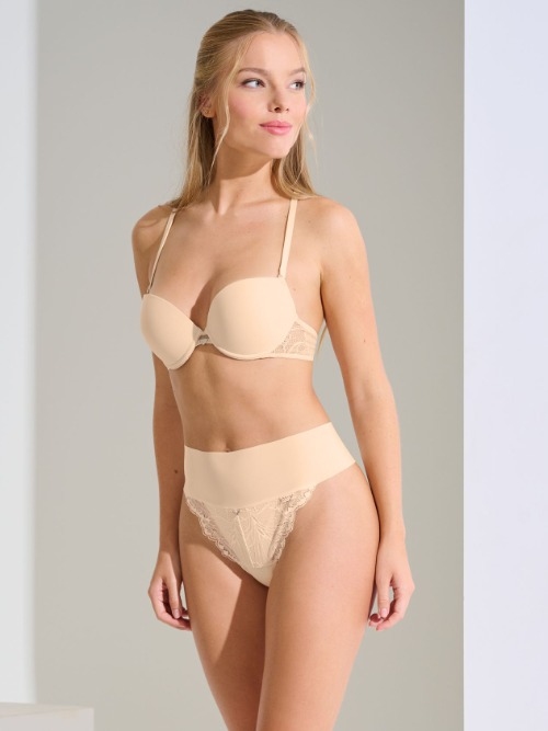 Lisca Charisma ivory high waist brief