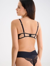 Lisca Charisma black push up bra