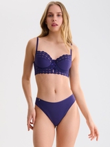 Lisca  purple non-padded bra