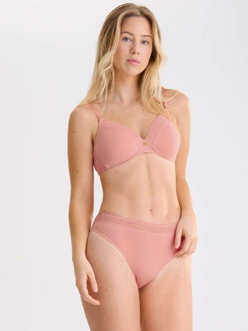 Lisca Ria pink wireless bra