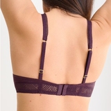 Lisca Ria purple push up bra