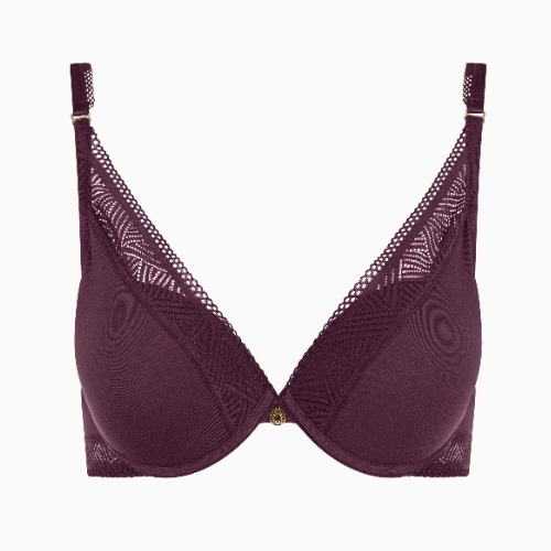 Lisca Ria purple push up bra