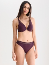 Lisca Ria purple push up bra