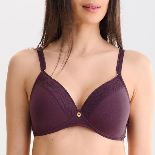 Lisca Ria purple wireless bra