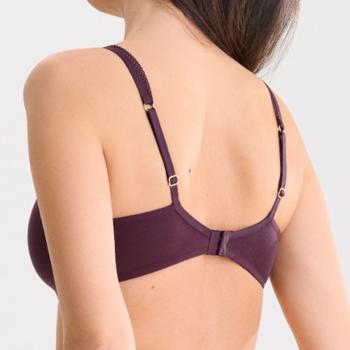 Lisca Ria purple wireless bra