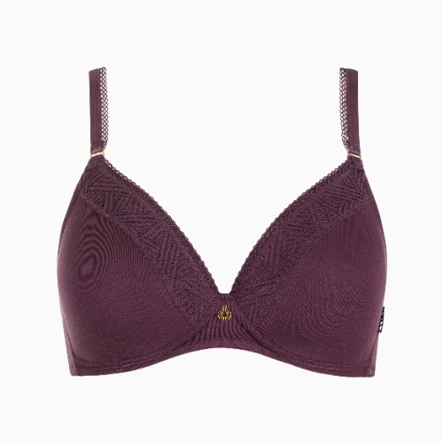 Lisca Ria purple wireless bra