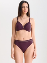 Lisca Ria purple wireless bra