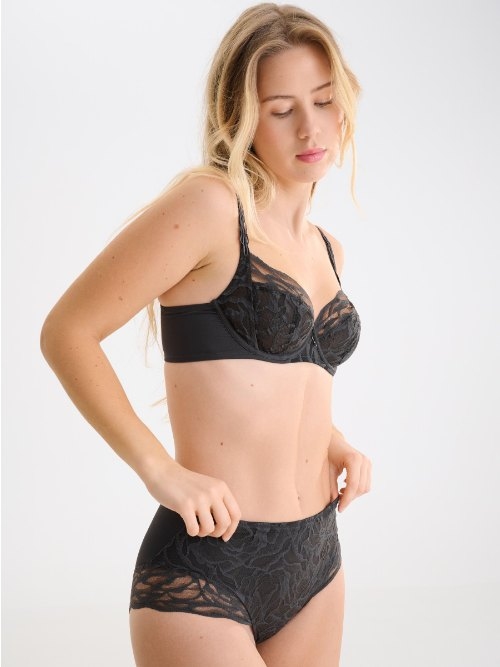 Lisca River anthracite non-padded bra