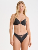Lisca River anthracite push up bra