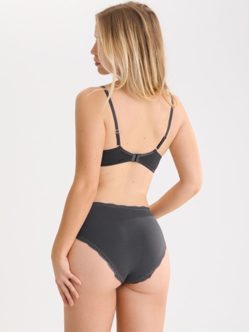 Lisca River anthracite wireless bra