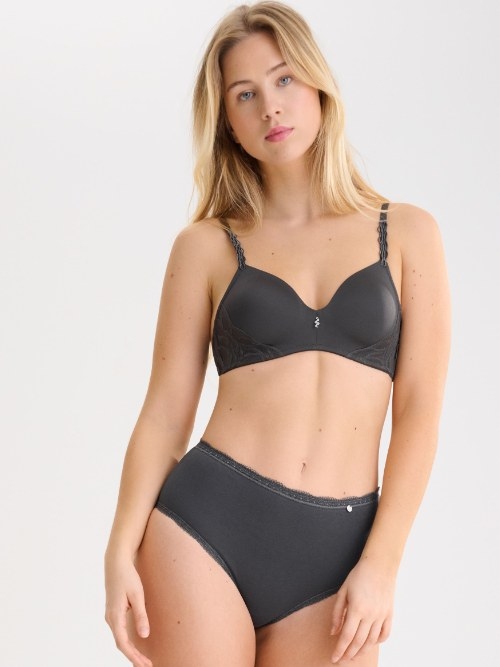 Lisca River anthracite wireless bra