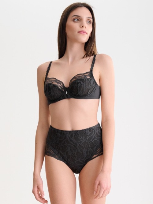 Lisca River anthracite high waist brief
