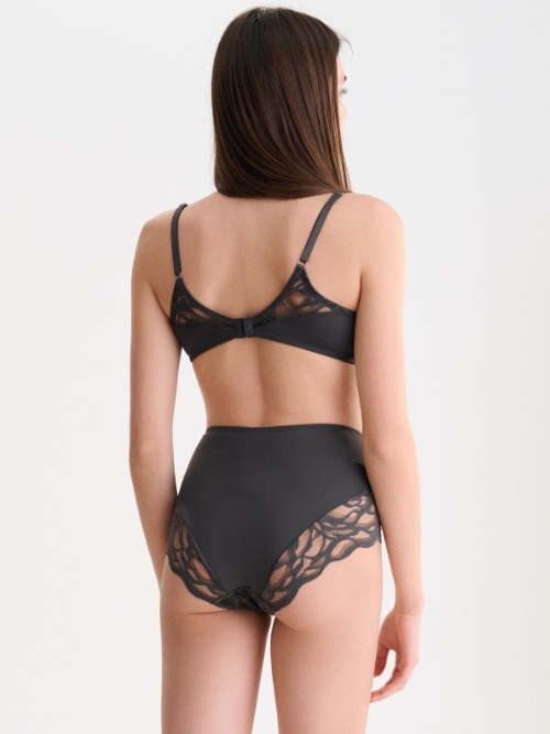 Lisca River anthracite high waist brief