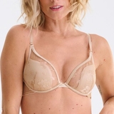 Lisca Passion rose with gold non-padded bra