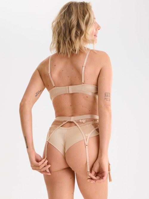 Lisca Passion rose with gold thong