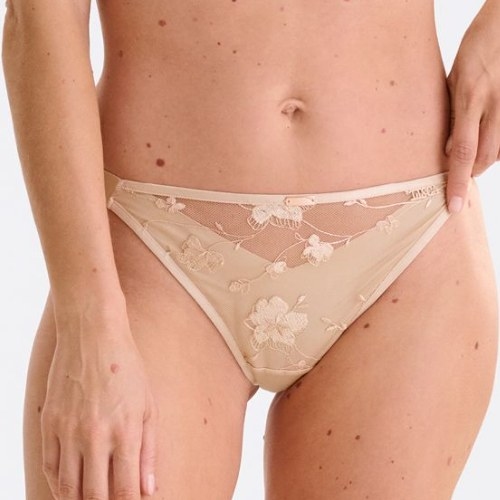 Lisca Passion rose with gold thong