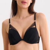 Lisca Adventure black push up bra