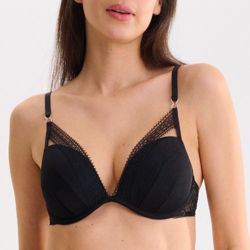 Lisca Adventure black push up bra