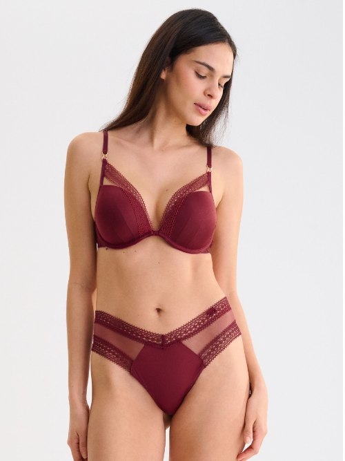 Lisca Adventure red push up bra