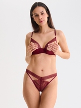 Lisca Adventure red padded bra