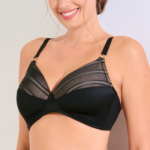 Lisca Princess black wireless bra